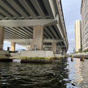 Marine piling works for Link Bridge No.1 have been completed